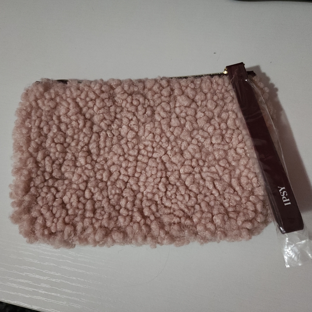Ipsy Pink Cosmetic Bag (Small, New without tags)